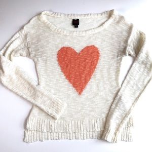 Bebe small heart sweater